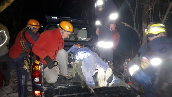 Операция по спасению крымчанина, травмированного в пещере в Бахчисарайском районе Операция по спасению крымчанина, травмированного в пещере в Бахчисарайском районе