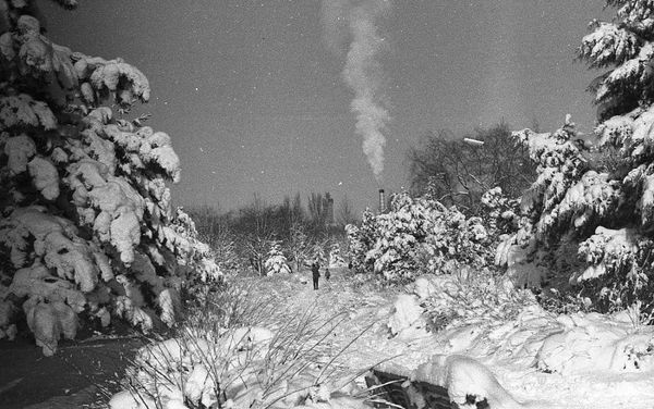 Заснеженный Симферополь. Архивное фото