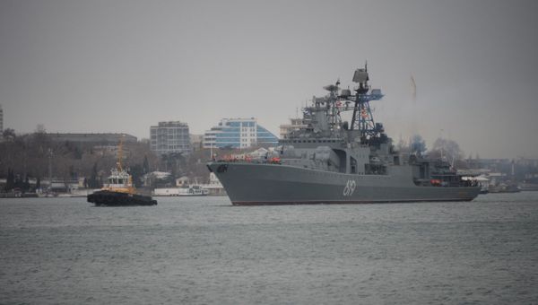 Большой противолодочный корабль Североморск прибыл в Севастополь Большой противолодочный корабль Североморск прибыл в Севастополь