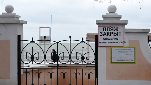Евпатория зимой