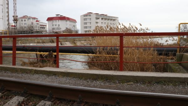 Река Байбуга в Феодосии Река Байбуга в Феодосии