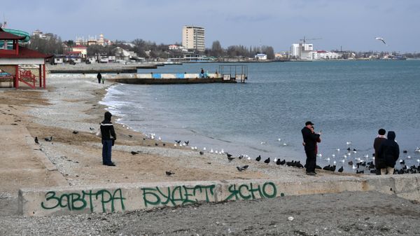 Набережная Феодосии, 15.01.2019 г.