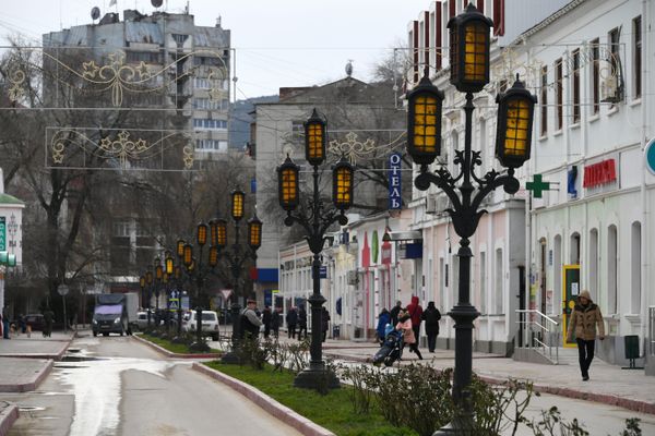 Центральная улица Феодосии, 15.01.2019 г.