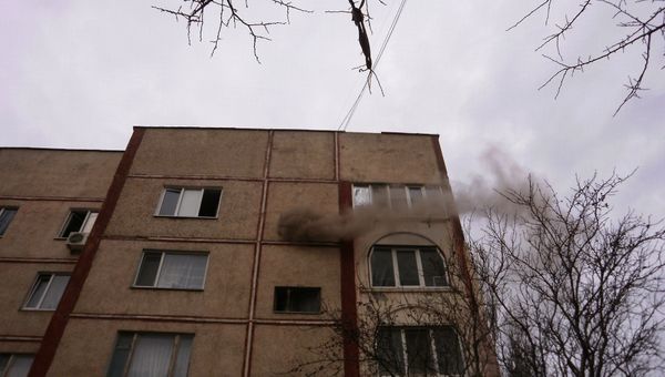 Пожар в пятиэтажном доме в городе Щелкино. 24 января 2019 Пожар в пятиэтажном доме в городе Щелкино. 24 января 2019