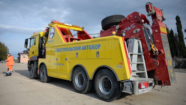 Эвакуатор грузовых автомобилей ГБУ Севастопольский Автодор