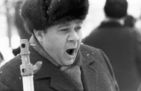Актер Евгений Леонов в роли Орешкина в фильме Эльдара Рязанова Зигзаг удачи.