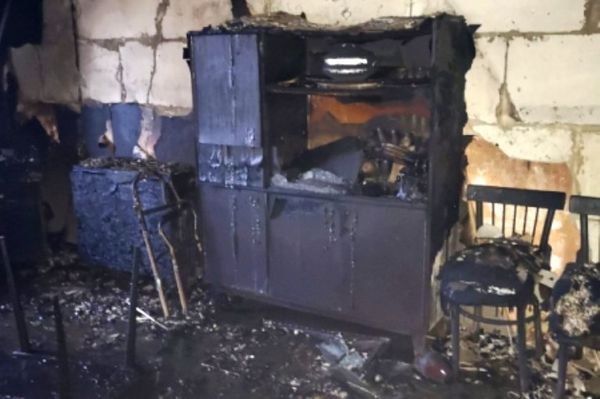 Последствия пожара в многоэтажке в Евпатории