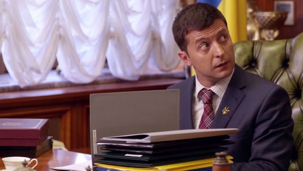 Владимир Зеленский в фильме Слуга народа