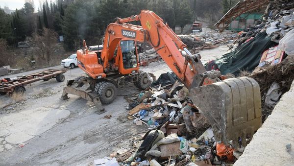 Ликвидация стихийной свалки на холме Дарсан в Ялте