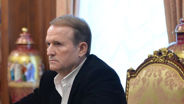 Лидер движения Украинский выбор - право народа Виктор Медведчук. Архивное фото