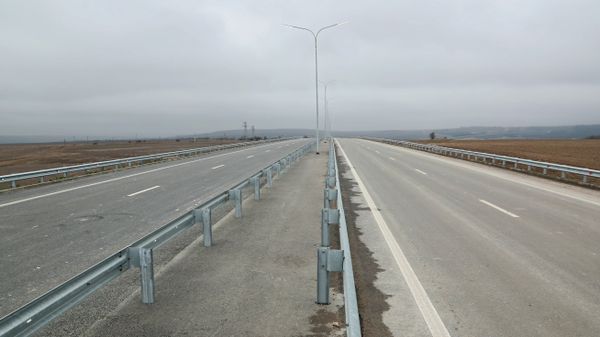 Автодорога Дубки-Левадки под Симферополем