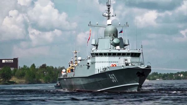 Испытания малого ракетного корабля проекта 22800 Ураган в акватории Ладожского озера