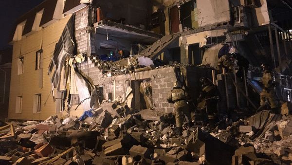 Взрыв газа в Красноярске