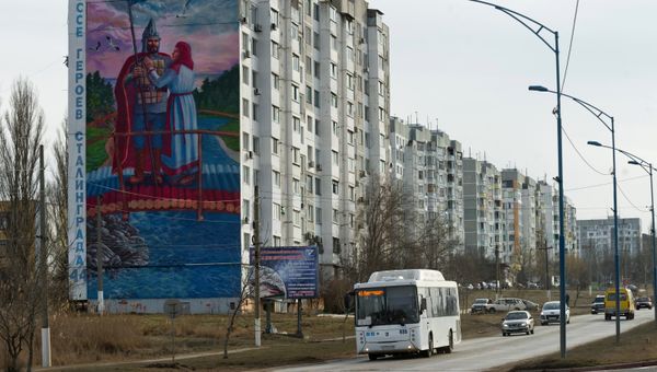 Транспорт на улице Керчи