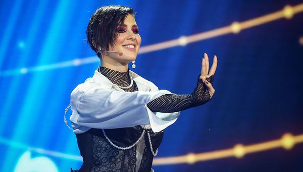 Певица Анна Корсун (MARUV) во время национального финального отбора на конкурс Евровидение в Киеве