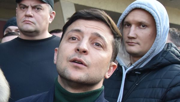 Кандидат в президенты Украины Владимир Зеленский. Архивное фото