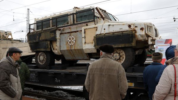 Прибытие поезда Сирийский перелом в Белгород Прибытие поезда Сирийский перелом в Белгород