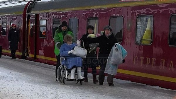 Народная артистка СССР Эдита Пьеха на Московском вокзале в Санкт-Петербурге. 3 марта 2019