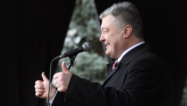 Президент Украины Петр Порошенко в Одессе