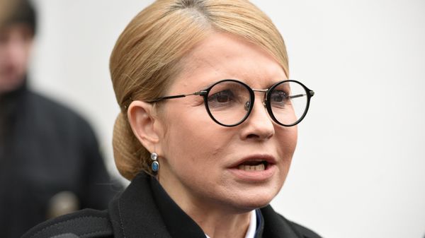 Кандидат в президенты Украины, лидер всеукраинского объединения Батькивщина Юлия Тимошенко