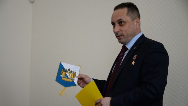 Российский космонавт Антон Шкаплеров Российский космонавт Антон Шкаплеров