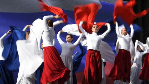 Празднование 5-й годовщины присоединения Крыма к России в Симферополе Празднование 5-й годовщины присоединения Крыма к России в Симферополе