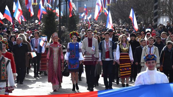 Празднование 5-й годовщины присоединения Крыма к России