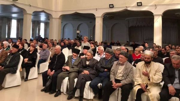 Конференция общества крымских татар Инкишаф. 16 марта 2019