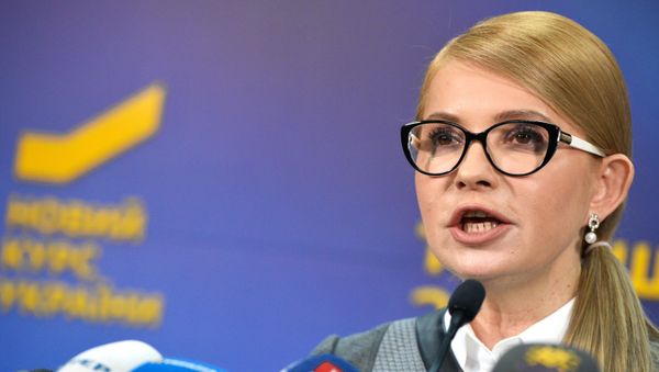 Лидер партии Батькивщина Юлия Тимошенко