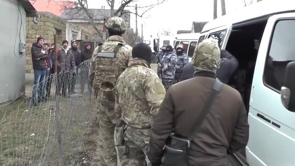Задержание участников международной террористической организации Хизб ут-Тахрир аль-Ислами* в Крыму Задержание участников международной террористической организации Хизб ут-Тахрир аль-Ислами* в Крыму