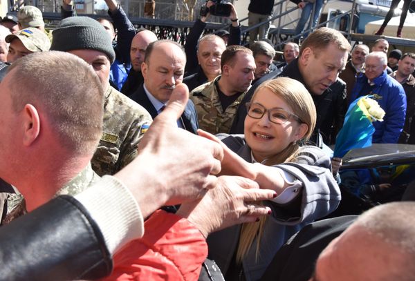 Встреча кандидата в президенты Украины Ю. Тимошенко с избирателями