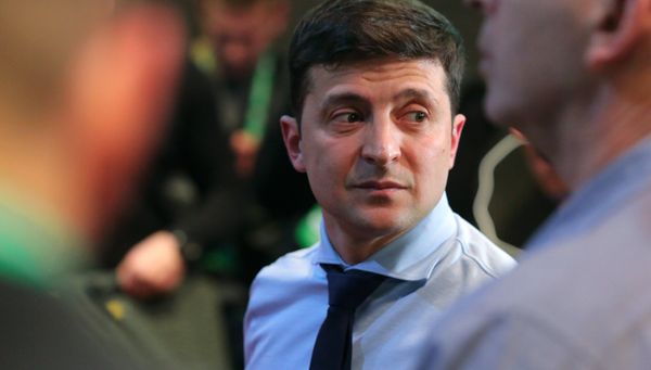 Кандидат в президенты Украины, актер Владимир Зеленский
