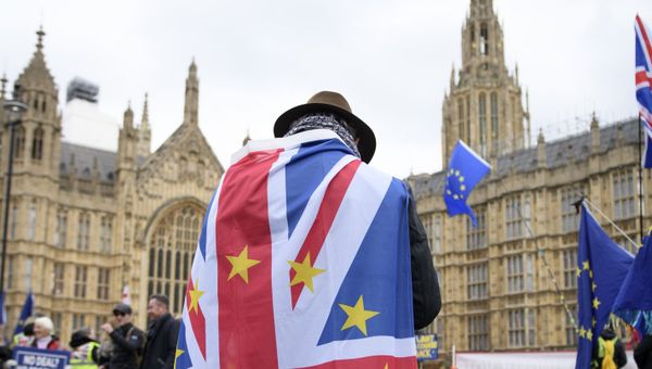 Акция противников и сторонников Brexit в Лондоне