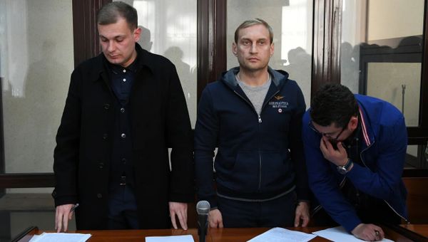Видео из зала суда по избранию меры пресечения Филонову