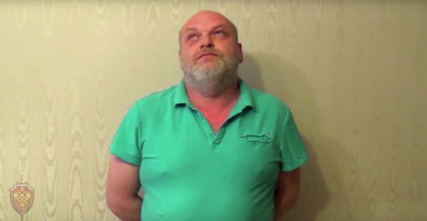 Игорь Пирожок во время задержания