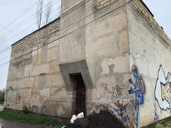 Участок в селе Укромное Симферопольского района, на котором будет построен новый спортзал