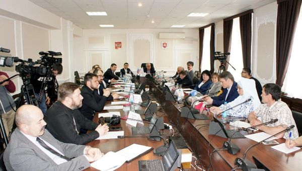 Во время круглого стола Религиозный экстремизм как вызов стабильности в Крыму