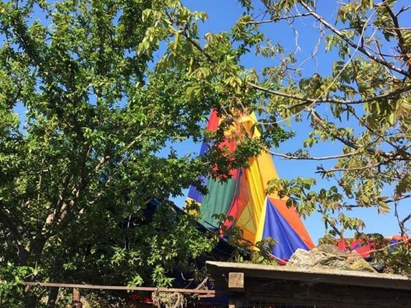 Воздушный шар, в котором унесло 12-летнюю девочку в Феодосии