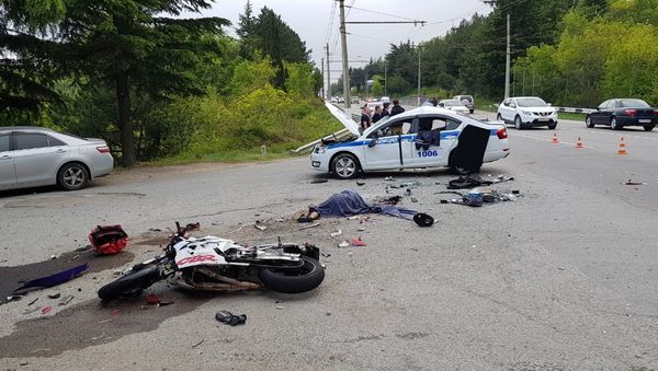 ДТП с участием автомобиля полиции в Крыму, 4.05.2019 г.