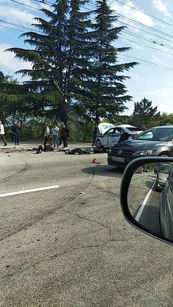 ДТП с участием автомобиля полиции в Крыму, 04.05.2019 г.
