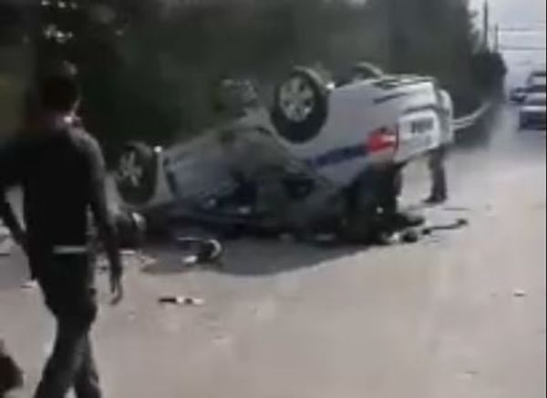 Видео ДТП с участием автомобиля полиции в Крыму, 04.05.2019 г.