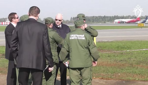 Председатель Следственного комитета РФ Александр Бастрыкин на летном поле в аэропорту Шереметьево
