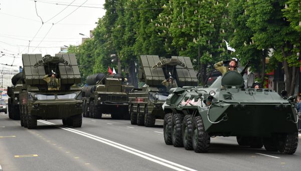 Генеральная репетиция парада Победы в Симферополе. 7 мая 2019