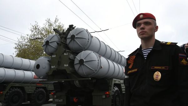 Военный парад в честь Дня Победы в Севастополе. 9 мая 2019