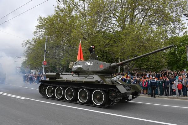  Военный парад в честь Дня Победы в Севастополе. 9 мая 2019