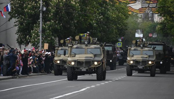 Военный парад в честь Дня Победы в Севастополе. 9 мая 2019