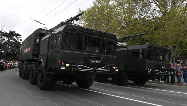 Военный парад в честь Дня Победы в Севастополе. 9 мая 2019
