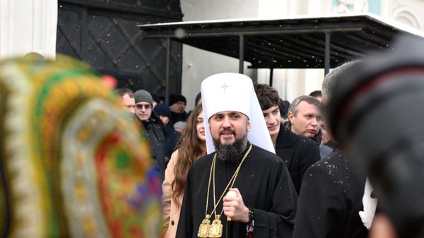Предстоятель новой Украинской православной церкви Киевского патриархата (УПЦ КП) митрополит Киевский и всея Украины Епифаний