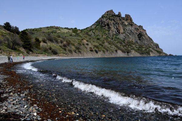 Село Курортное, с которого начинается Карадагская экологическая тропа