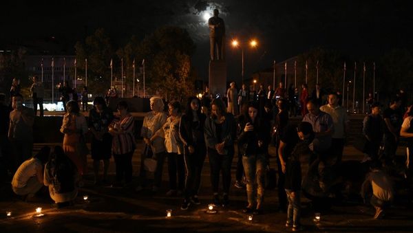 В Симферополе прошла традиционная акция Зажги огонь в своем сердце